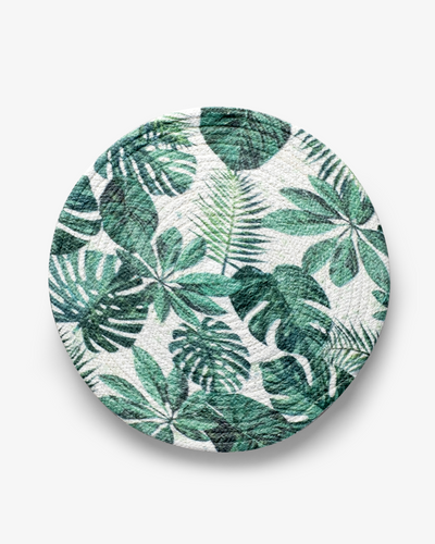 Monstrera Printed round placemats  Pack of 4