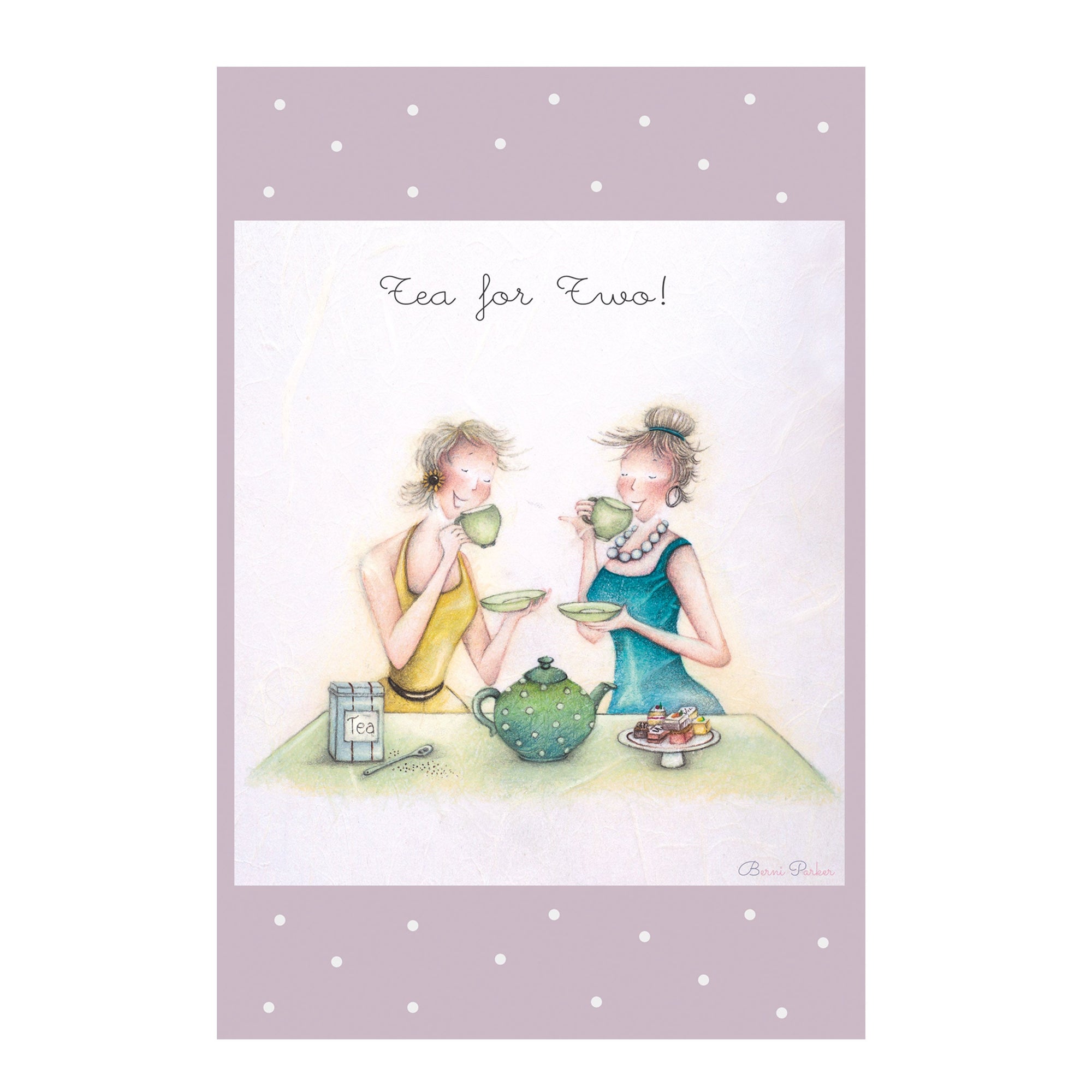 Berni Parker 'Tea for Two' Towel (1 Pack)