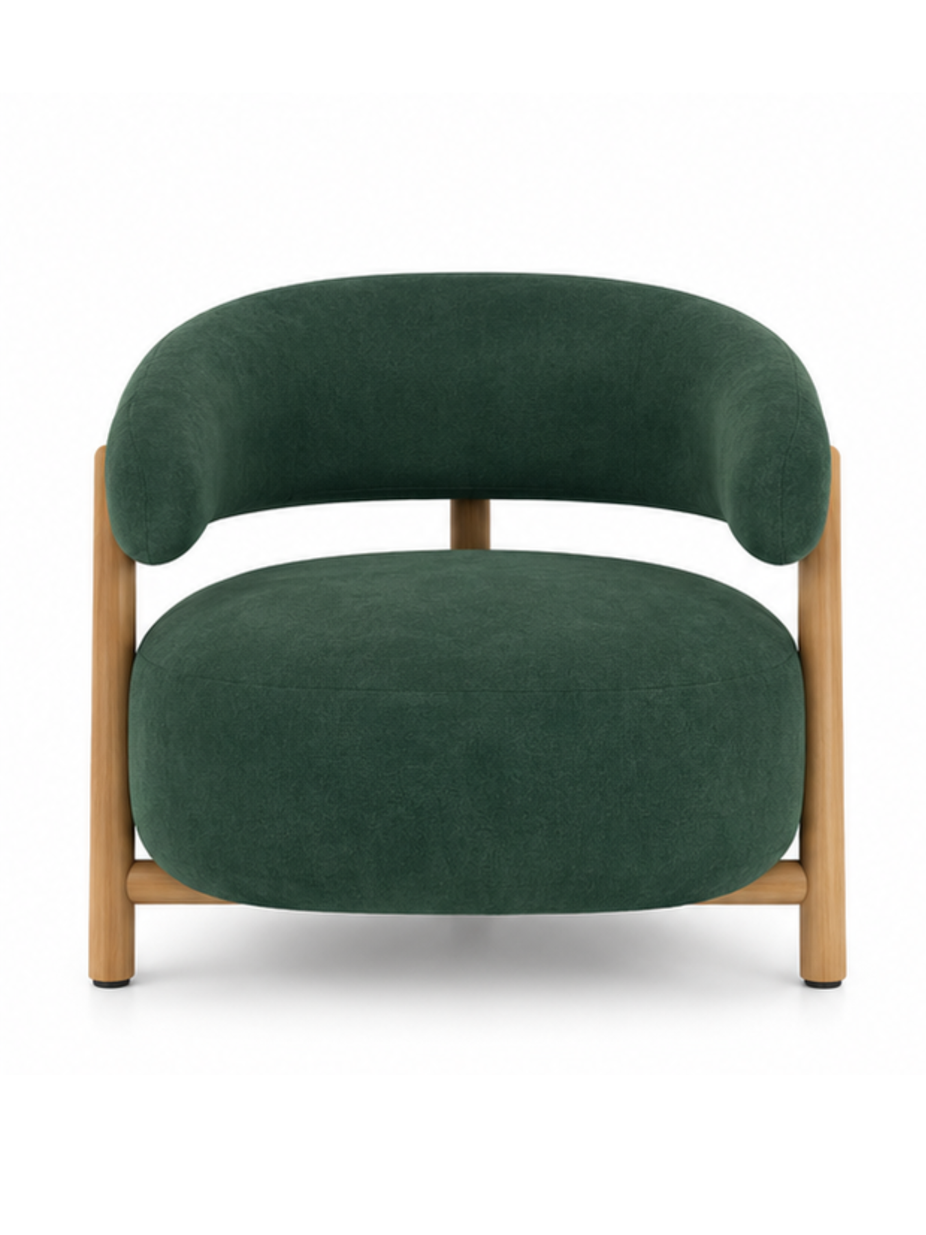Luzia Curved Accent Chair