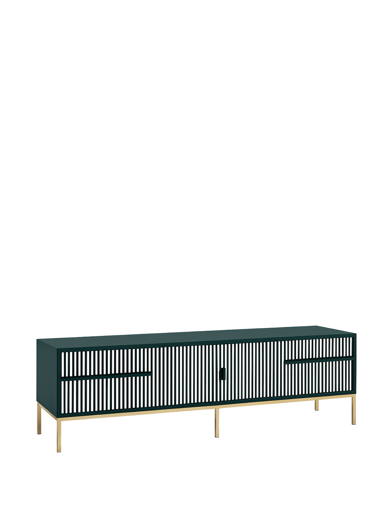 Inlay Media Unit with Drawers - Waterfall