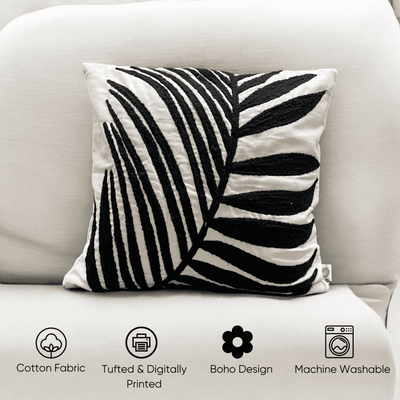 Tropical Palm Tufted Cushion Cover - Set of 5