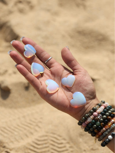 Semi-precious Gemstone Hearts