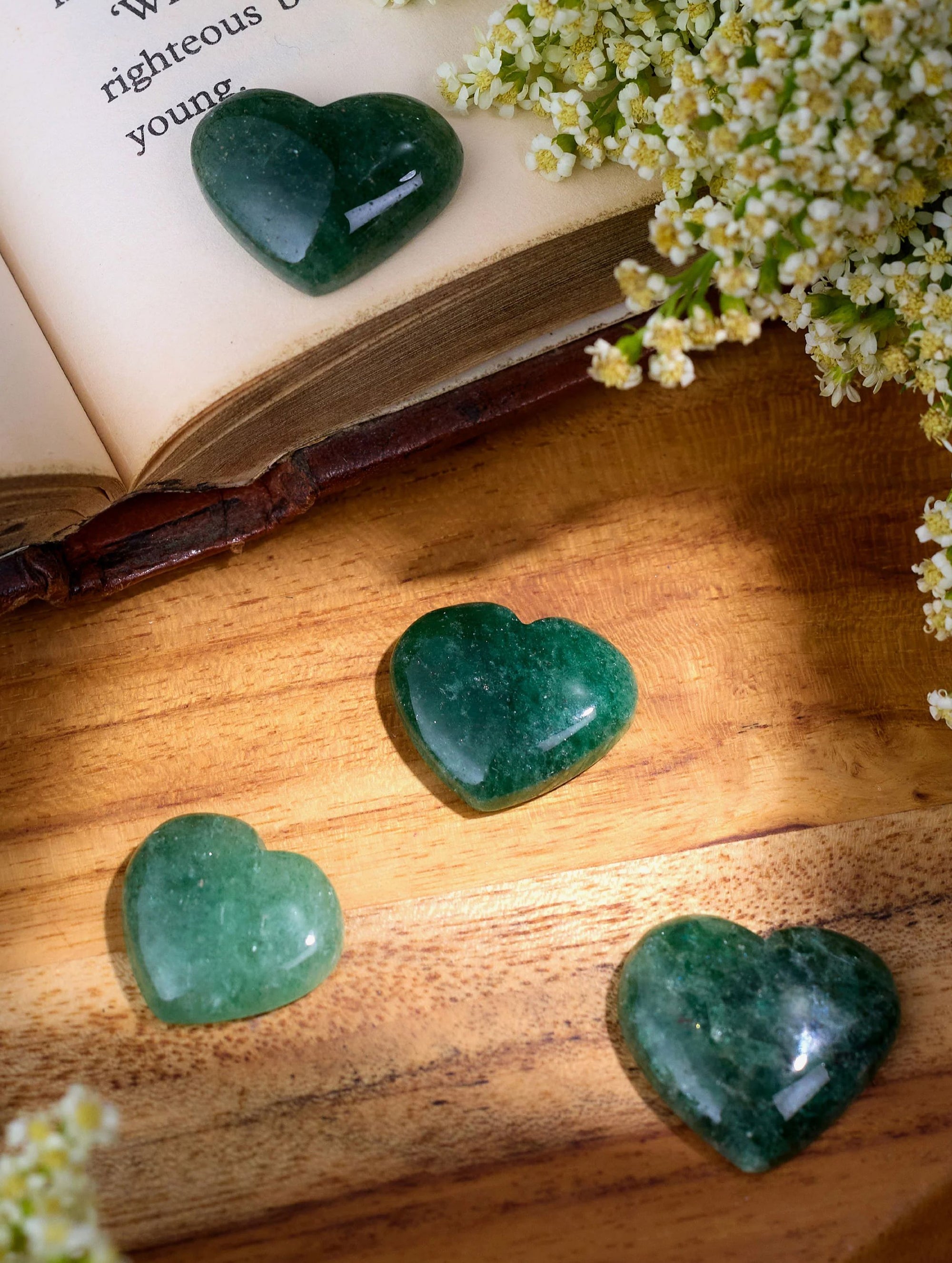 Semi-precious Gemstone Hearts