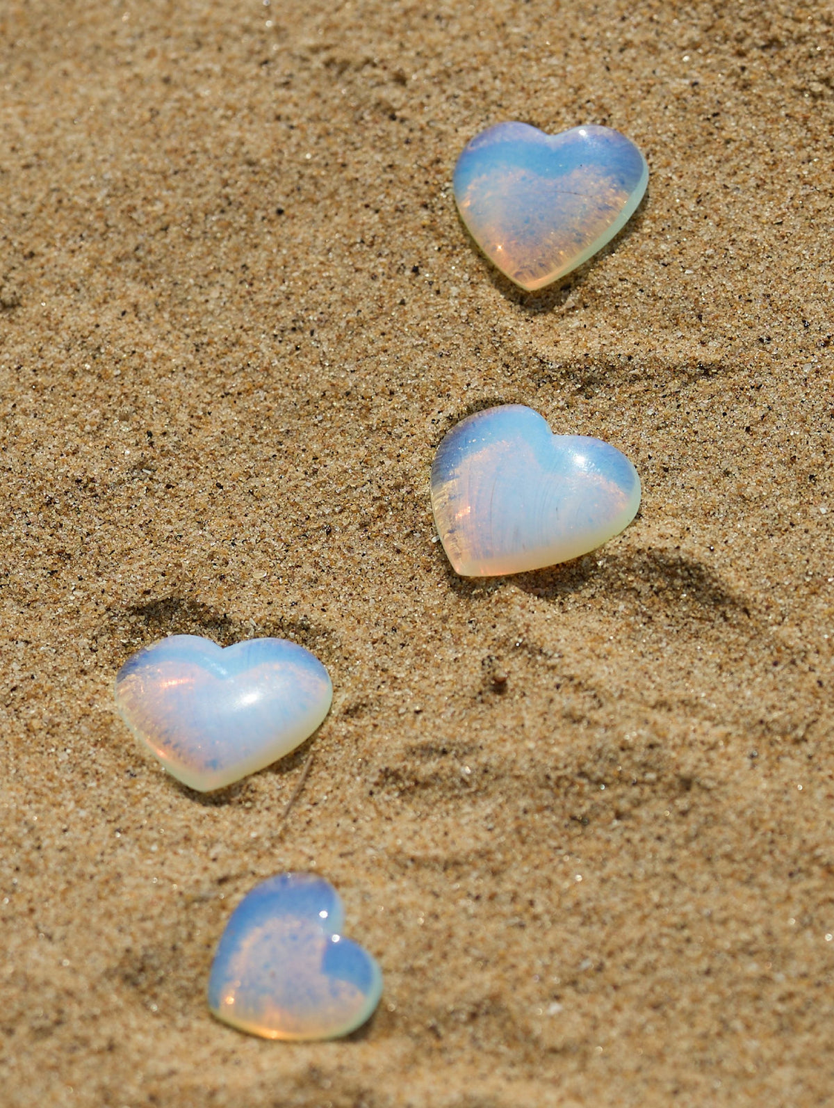 Semi-precious Gemstone Hearts