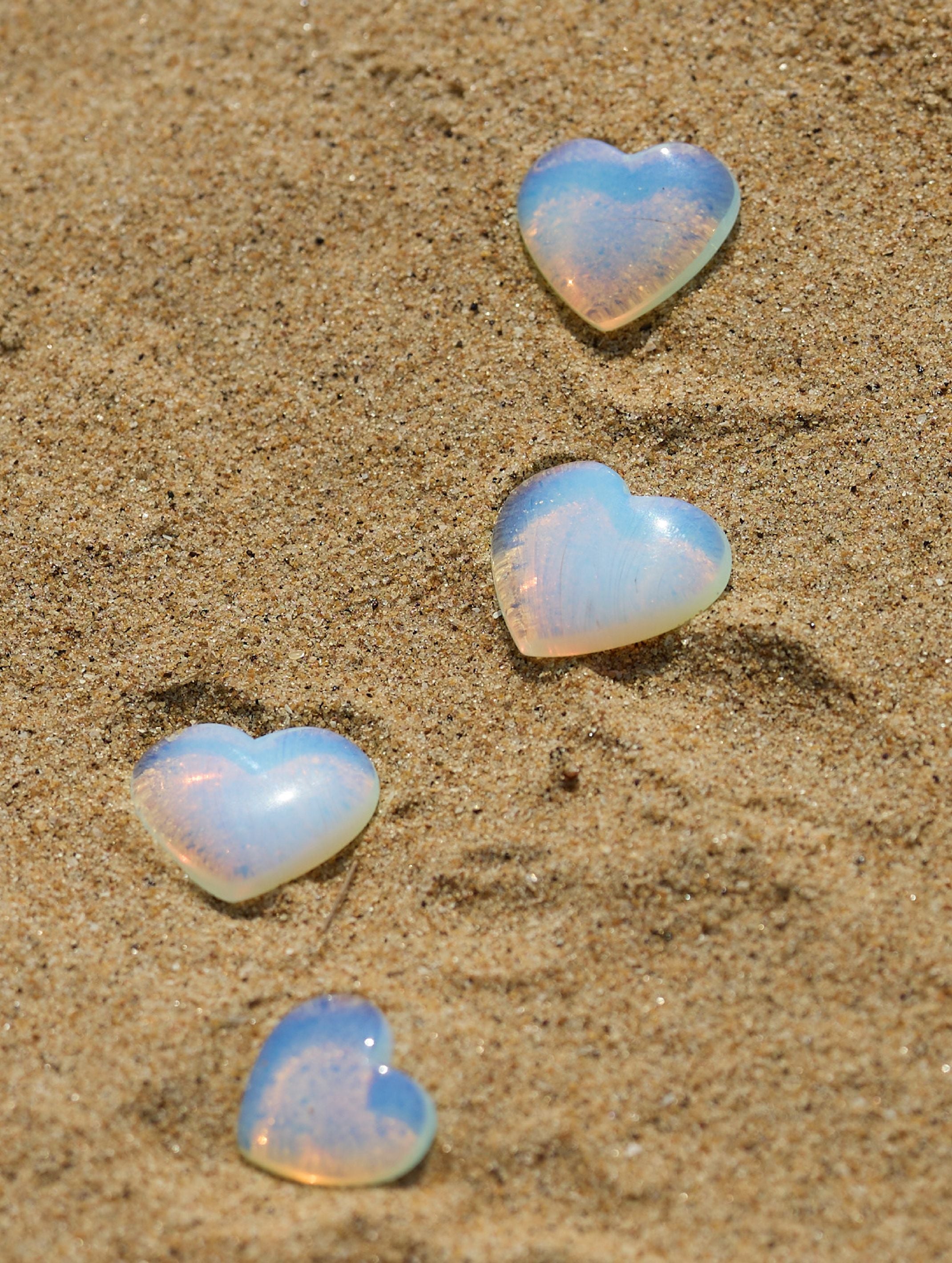 Semi-precious Gemstone Hearts