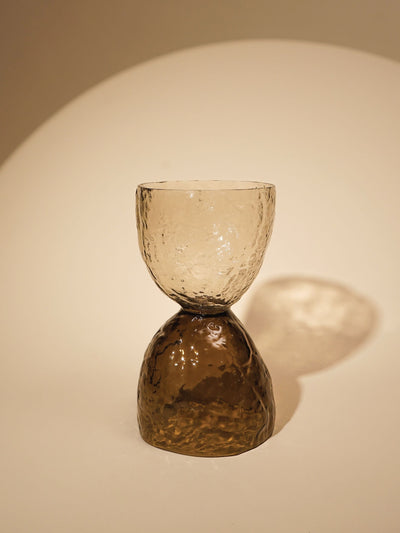 Textured Glass Decorative Object - Ezra