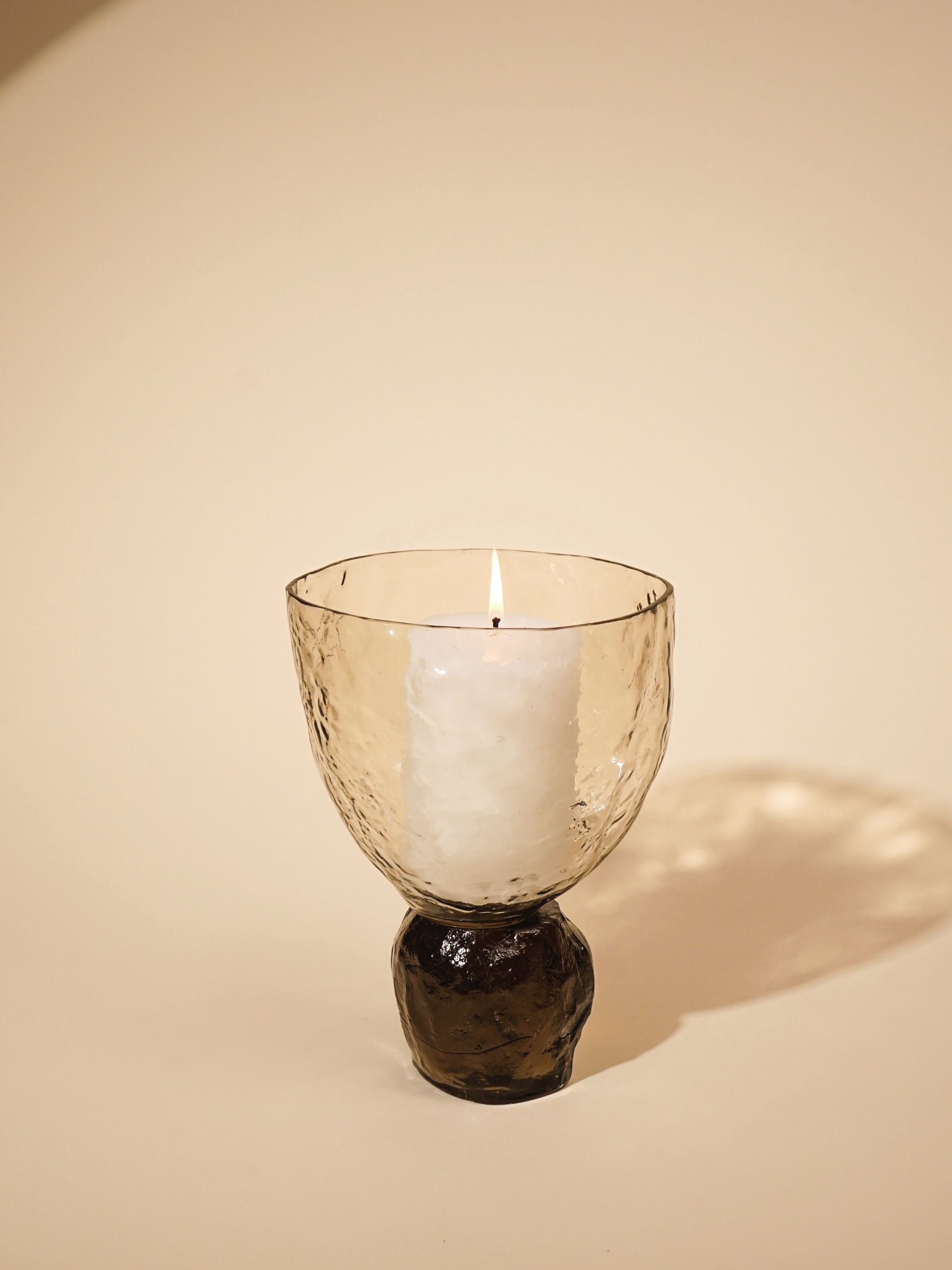 Textured Glass Decorative Object - Ezra