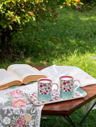 Anaar Gift Set - Platter & 2 Mugs
