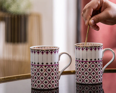 Zaina Mug (Pink) - Set of 2