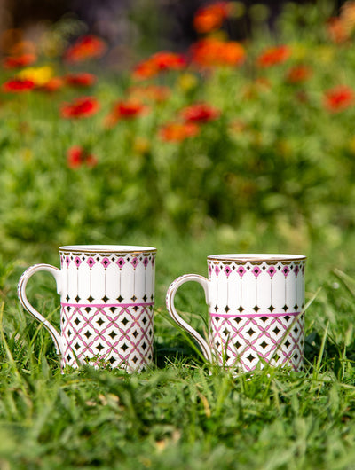 Zaina Mug (Pink) - Set of 2