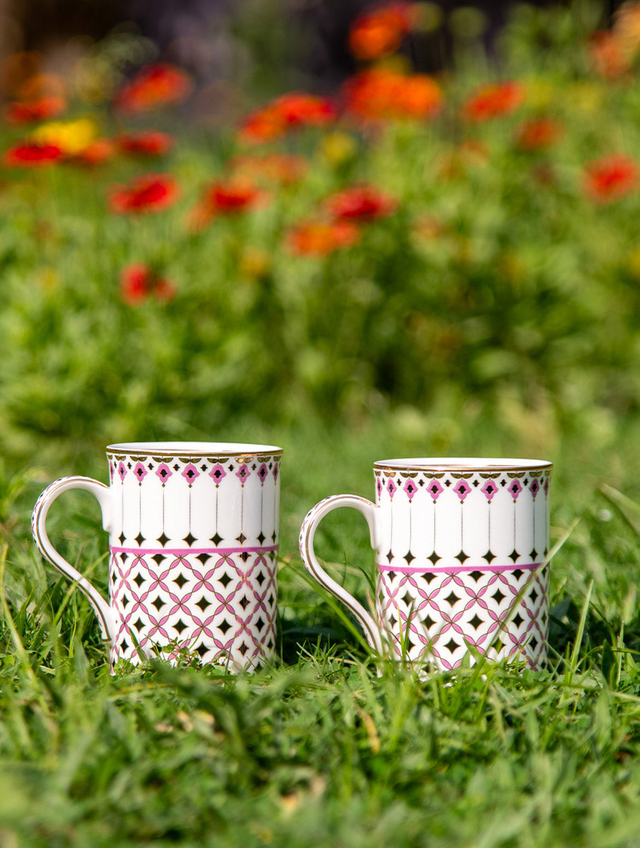 Zaina Mug (Pink) - Set of 2