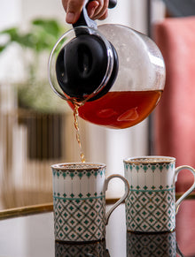 Zaina Mug (Green) - Set of 2