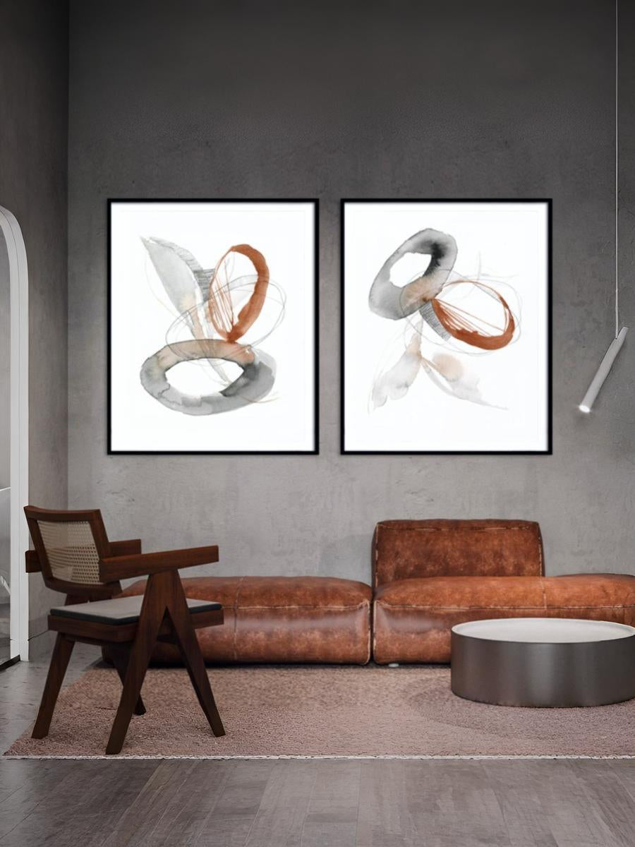 Wall Prints - Sienna Rounds I