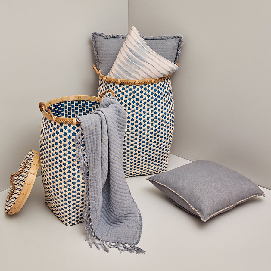Adana Blue White Basket