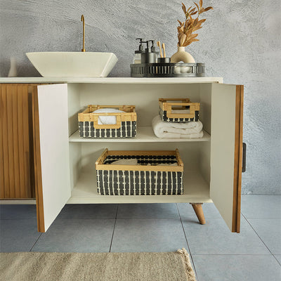 Milano Organizer Black White