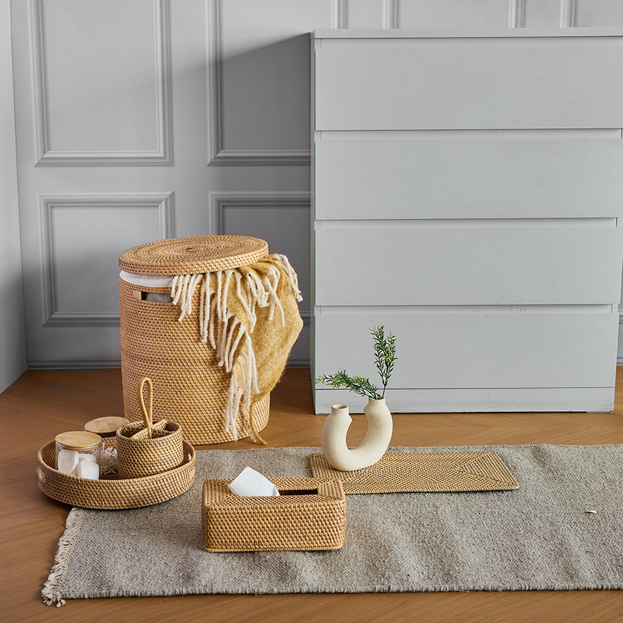 Turin basket natural lining