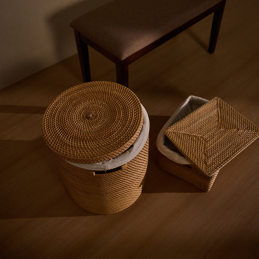 Turin basket natural lining