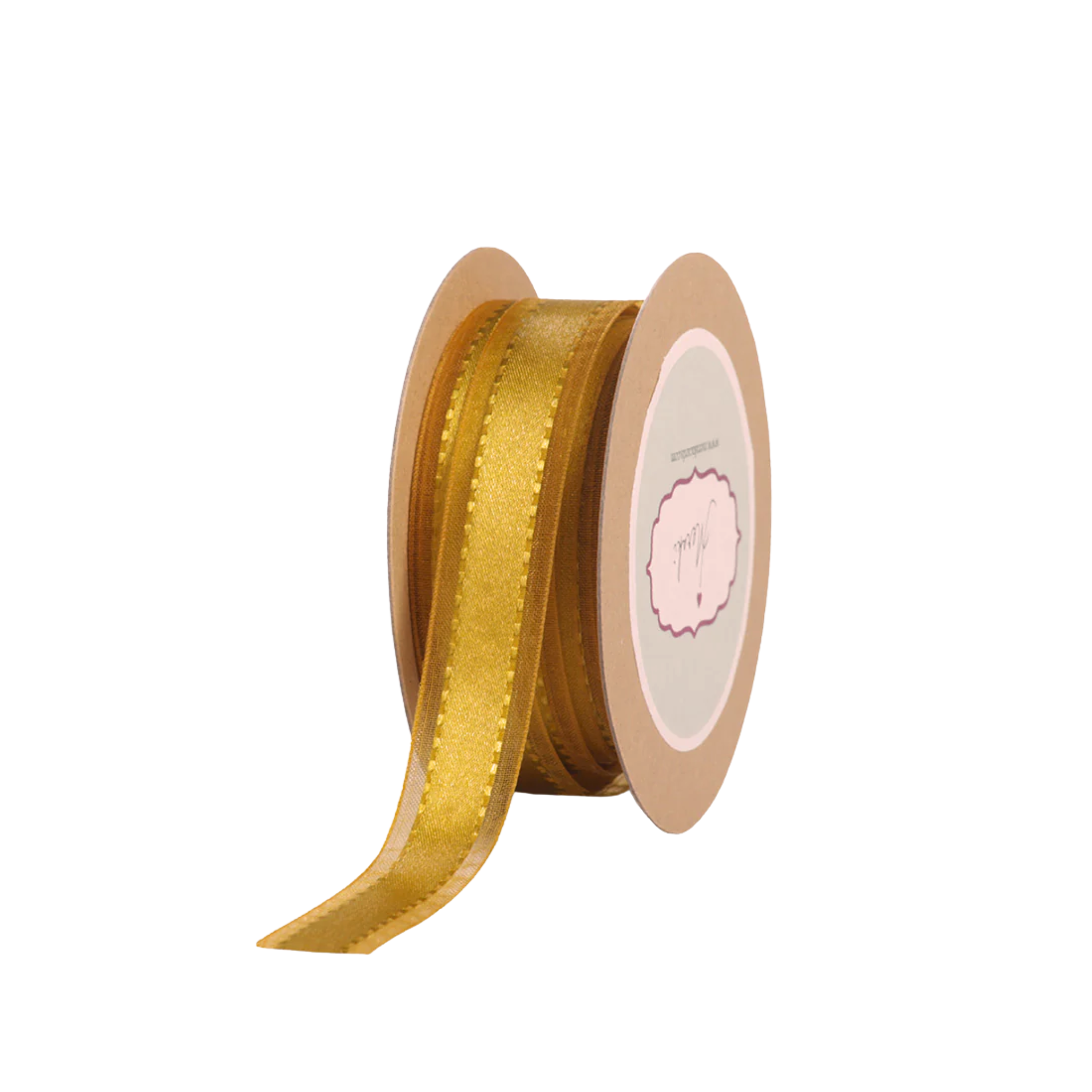 Sheersatin With Stitches Ribbon