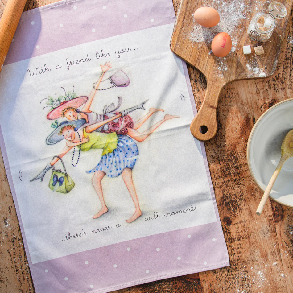 Berni Parker 'With A Friend Like You' Tea Towel (1 Pack)