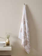 Vine Bloom Cotton Gauze XL Bath TowelClay