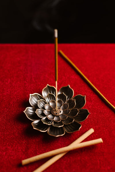 Brass Incense Stick Holder | Lotus Design