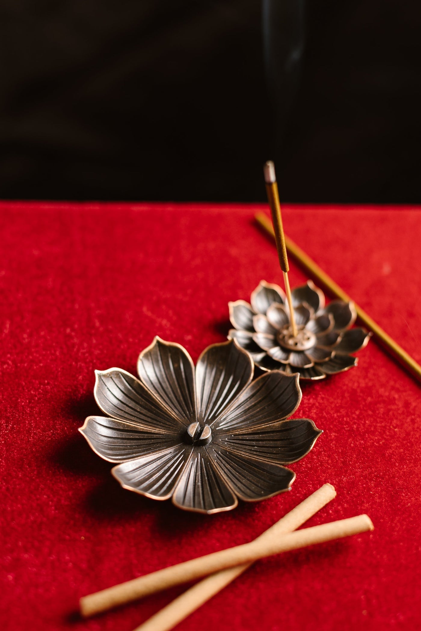 Brass Incense Stick Holder | Lotus Design