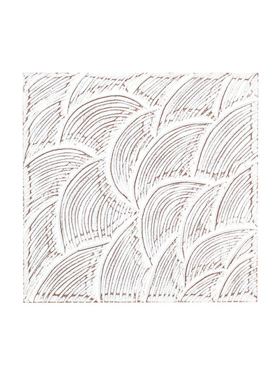 Pravah Wall Art (White & Natural)