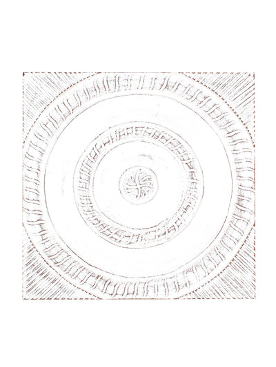 Seep Wall Art (White & Natural)