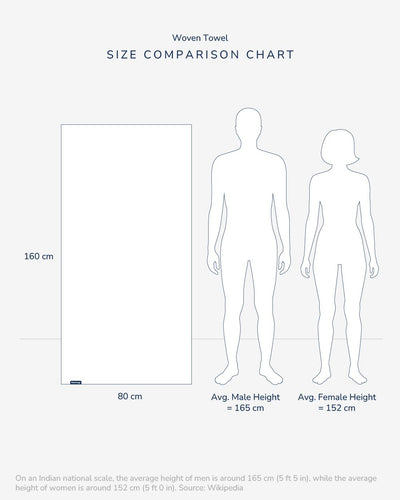 Sorrento Waffle Bianco white - Printed Beach Towel