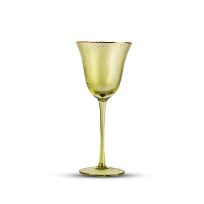 Shade Set Of 4 Wine Glasses Green Hues