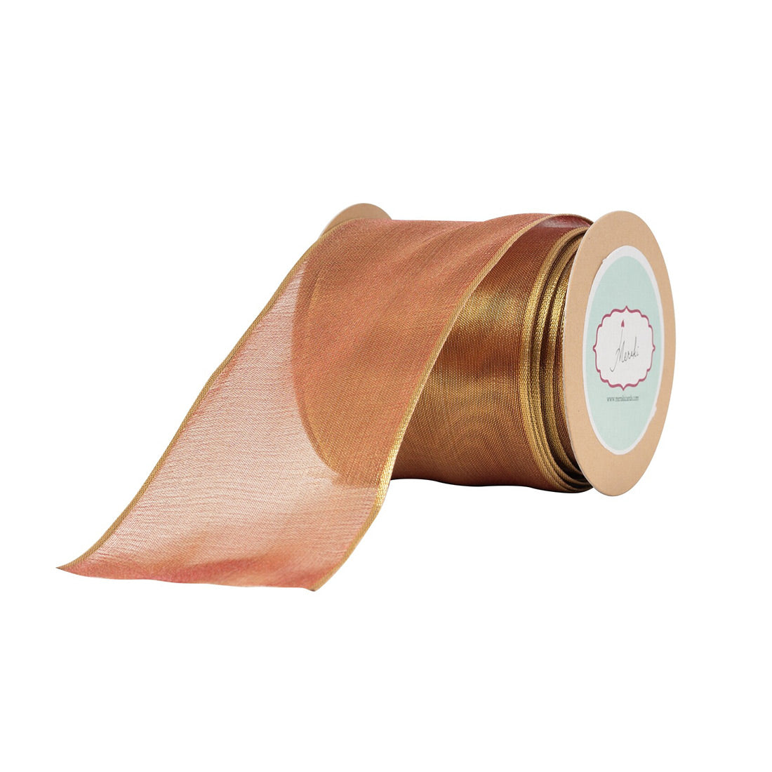 Golden Brown Lurex Ribbon
