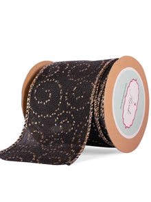 Silver & Gold Swirls Ribbon