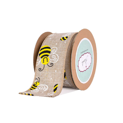 Faux Jute Bee Ribbon
