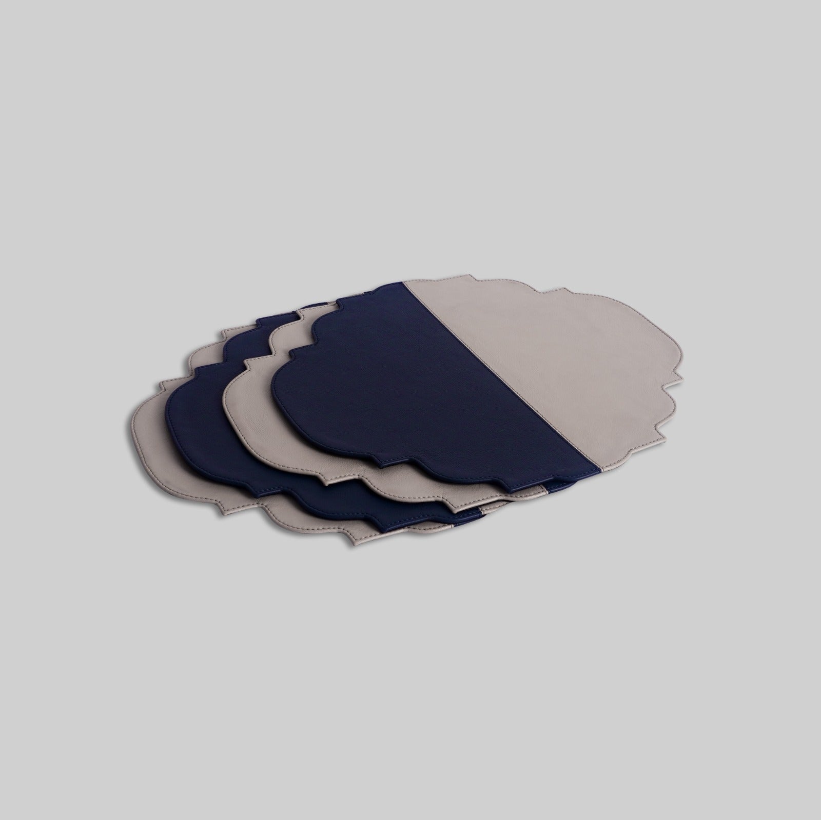 Old view placemats on table premium leather India - The Mage Home