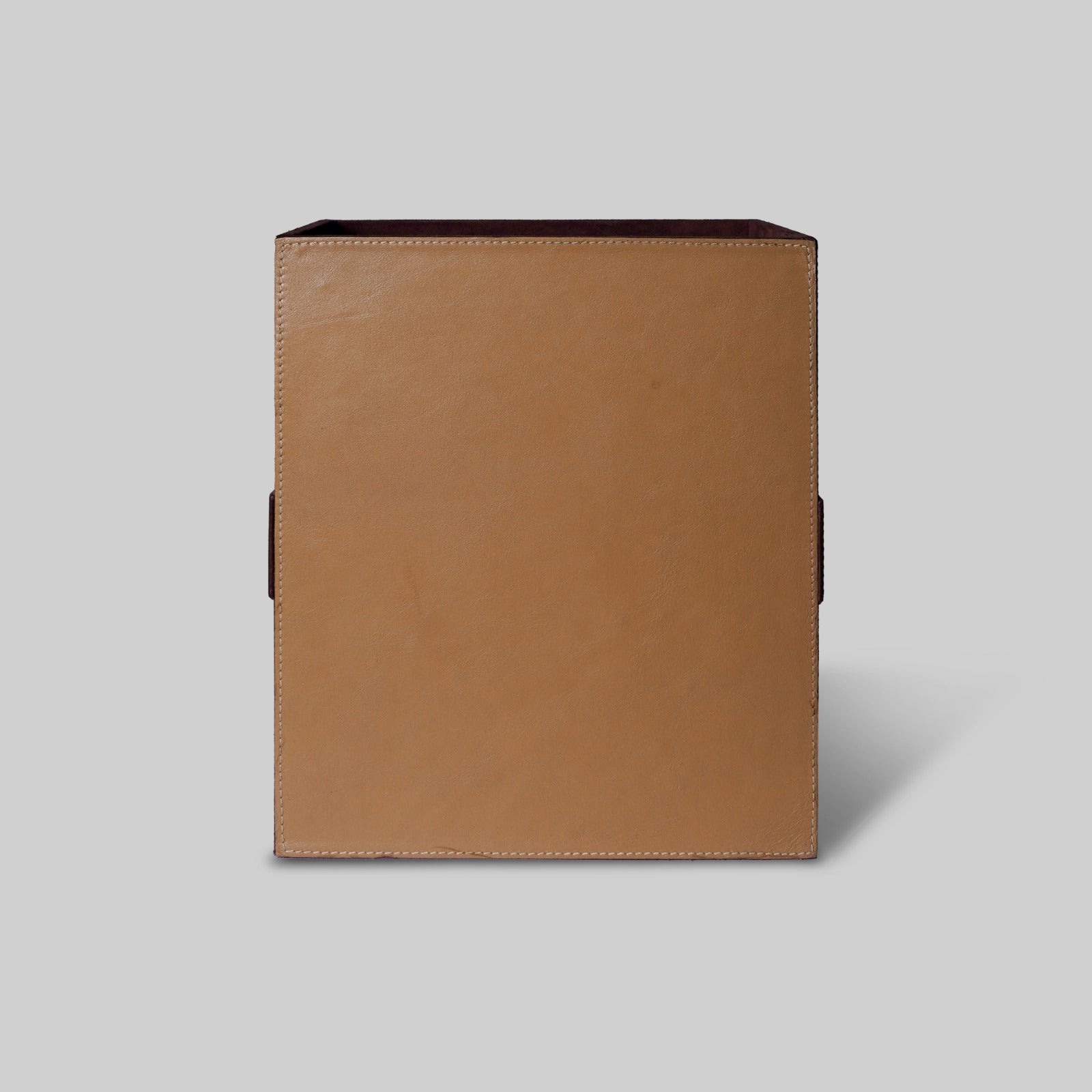 Premium modura leather bin side view India The Mage Home
