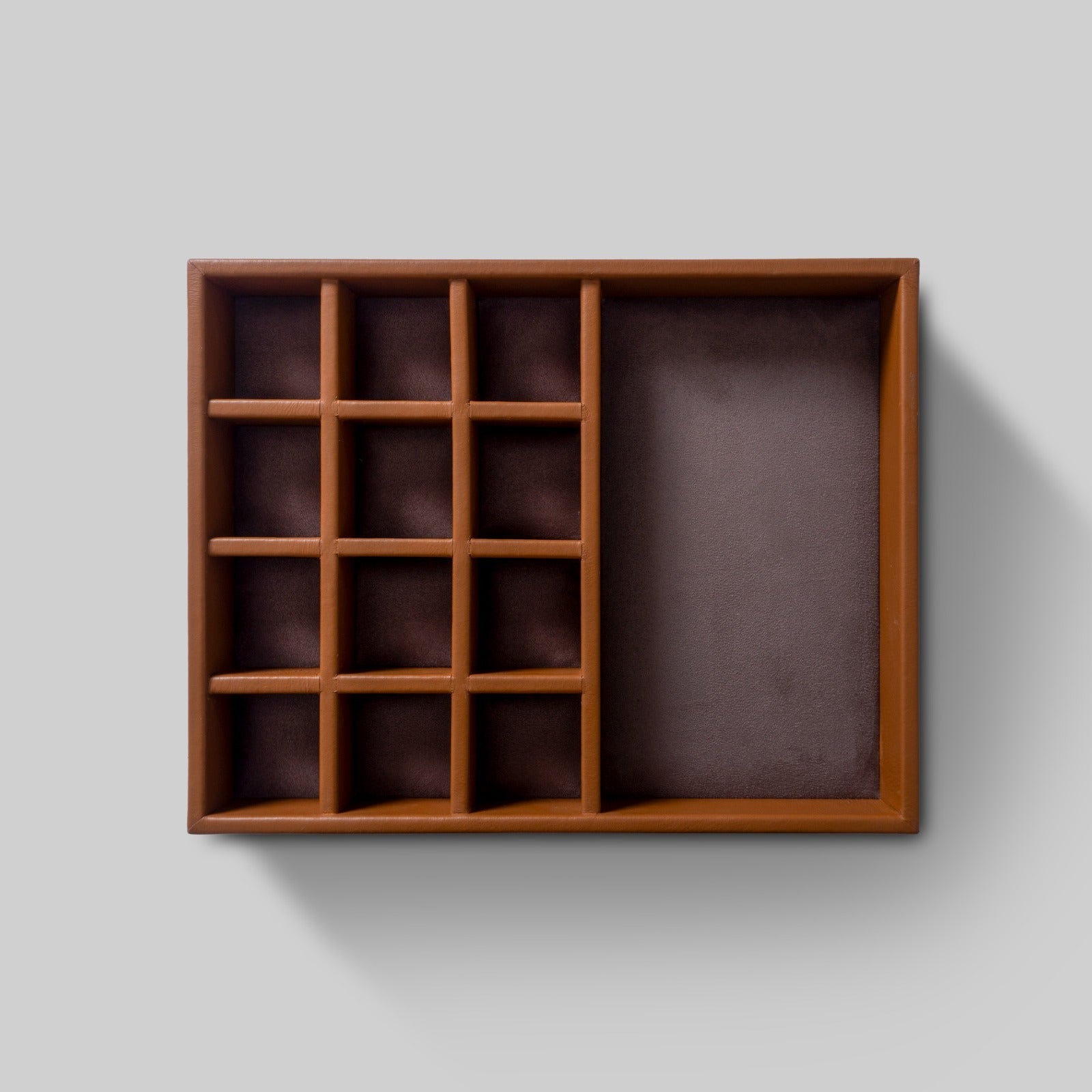 Luxury leather Luxe tray for necklaces rings bangles The Mage Home