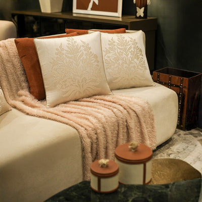 The Royal Cushion gold velvet hand stitched royal design sofa decor - The Mage Home