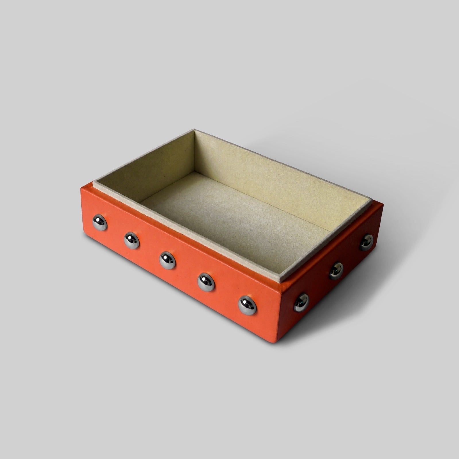 Premium amber leather box India gift The Mage Home