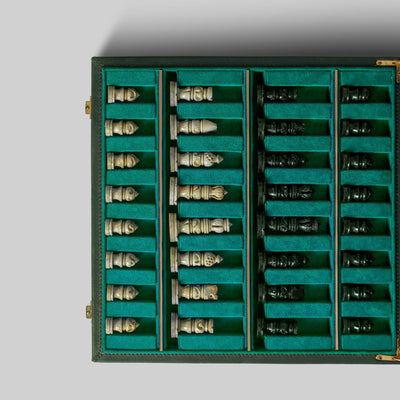 Premium leather chess box gift India The Mage Home