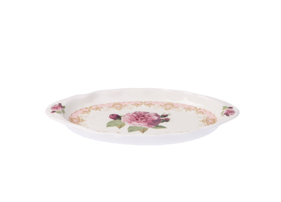 Vintage Rose Oval Platter