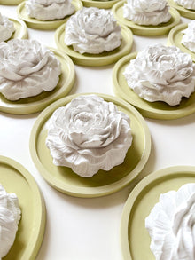Peony Diffuser White & Green