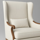Premium Grey Thick Padded Velvet Sofa Lounge Chair with Cushion