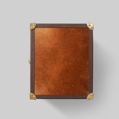 Hairon Leather Trunk