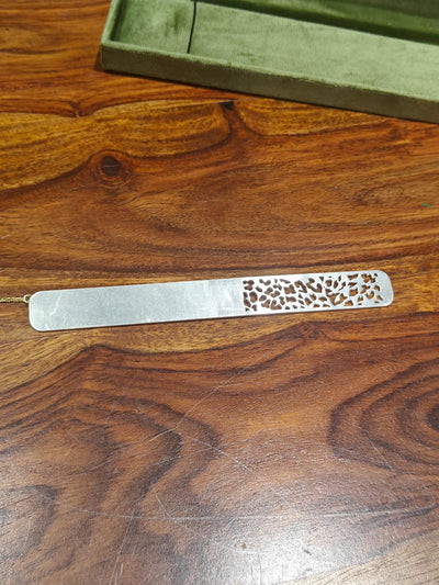 Silver Bookmark with Tassel – Personalized Elegance