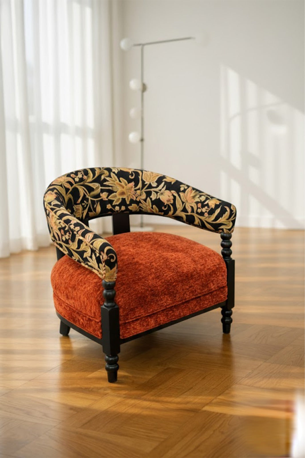 Borghese Saffron Barrel Chair