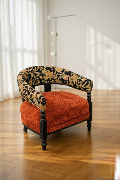 Borghese Saffron Barrel Chair