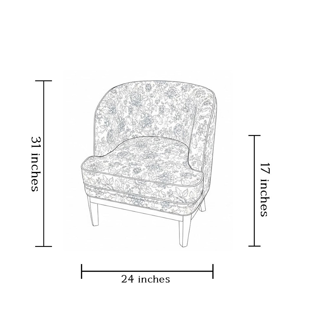 versailles Floral Chair