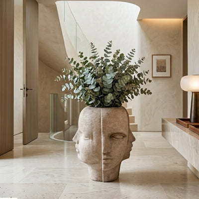 Dual Muse Planter Beige (78.7cm)