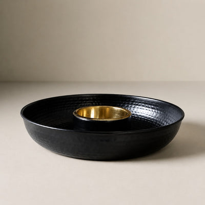 Obsidian - Dip & Chip Serving Platter