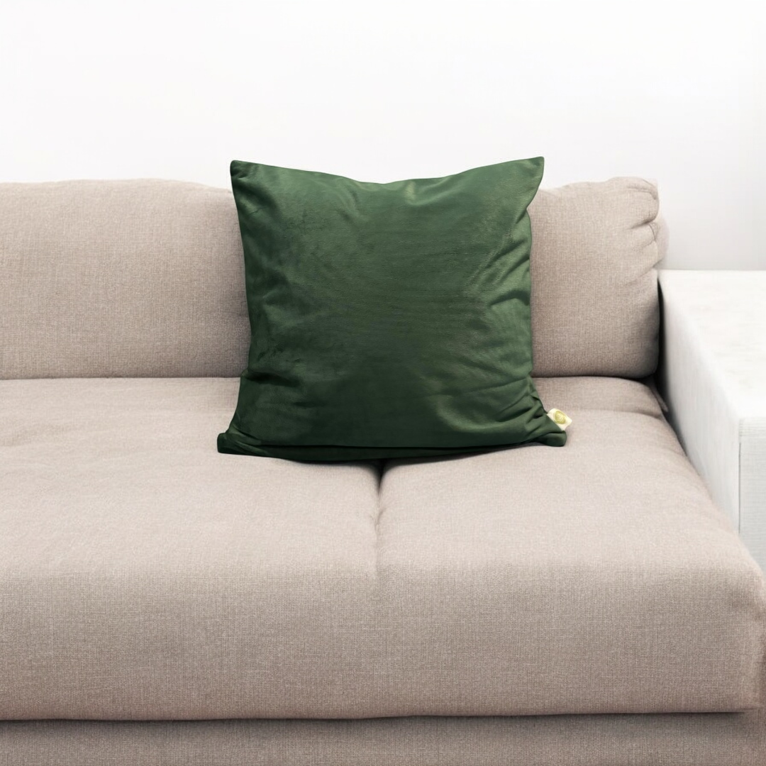 Mystic Grey Velvet Cushion Cover - Set of 2